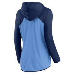 Tennessee Titans Women's Script Full-Zip Hoodie Light Blue/Navy - Fanatics