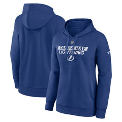 Tampa Bay Lightning - Fanatics Women's Authentic Pro Core Primary Fleece Pullover Hoodie Blue