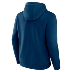 Seattle Kraken Fanatics Authentic Pro Core Secondary Fleece Pullover Hoodie Deep Sea Blue