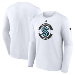 Seattle Kraken Fanatics Authentic Pro Core Secondary Long Sleeve T-Shirt White