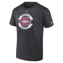 Montreal Canadiens - Fanatics Authentic Pro Core Secondary T-Shirt Heather Charcoal
