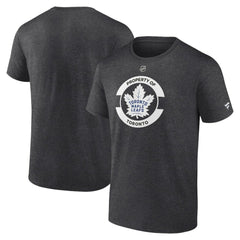 Toronto Maple Leafs - Fanatics Authentic Pro Core Secondary T-Shirt Heather Charcoal