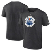 Edmonton Oilers - Fanatics Authentic Pro Core Secondary T-Shirt Heather Charcoal