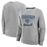 Dallas Cowboys Women's Hit Hard Fleece Pullover Sweatshirt Heather Gray - Fanatics