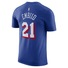Nike - Joel Embiid Philadelphia 76ers Name & Number T-Shirt - Royal