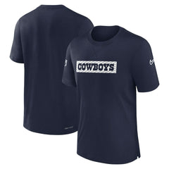 Dallas Cowboys 2024/25 Sideline Player Tri-Blend Performance T-Shirt Navy - Nike