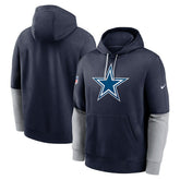 Dallas Cowboys 2024 Sideline Club Pullover Hoodie Navy - Nike