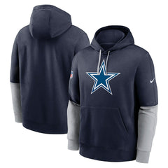 Dallas Cowboys 2024 Sideline Club Pullover Hoodie Navy - Nike