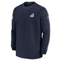 Dallas Cowboys 2024 Sideline Coach Vintage Pullover Sweatshirt Navy - Nike