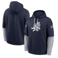 Dallas Cowboys Sideline Club Pullover Hoodie Navy - Nike