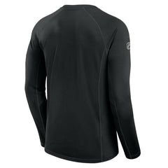 Pittsburgh Penguins Fanatics Authentic Pro Rink Tech Long Sleeve T-Shirt Black