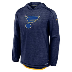 St. Louis Blues - Fanatics Authentic Pro Rink Lightweight Pullover Hoodie Navy