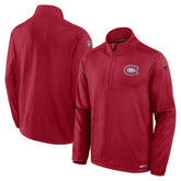 Montreal Canadiens - Fanatics Authentic Pro Rink Quarter-Zip Jacket Red
