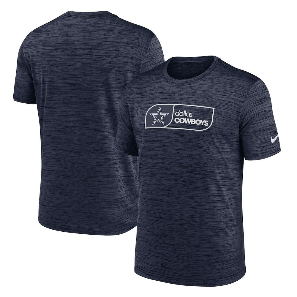 Dallas Cowboys Big & Tall Velocity Performance T-Shirt Navy - Nike