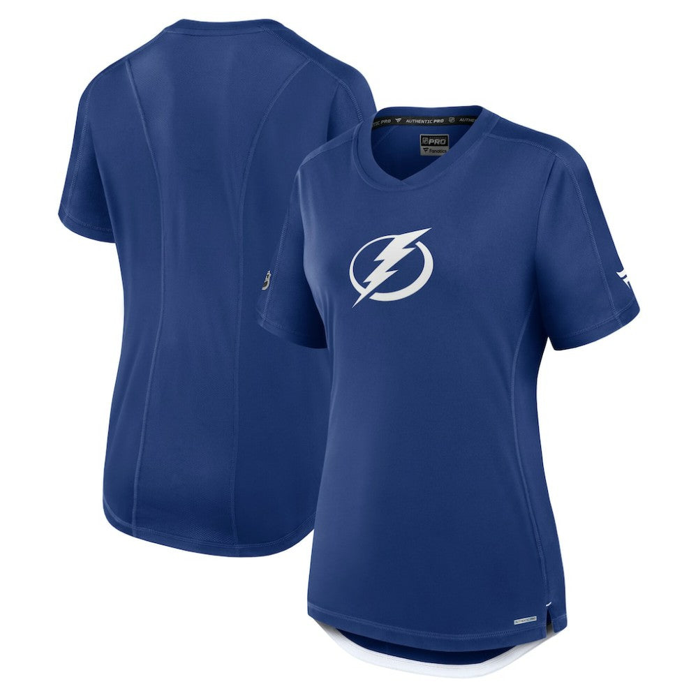 Tampa Bay Lightning - Fanatics Women's Authentic Pro Rink Tech T-Shirt Blue