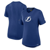 Tampa Bay Lightning - Fanatics Women's Authentic Pro Rink Tech T-Shirt Blue