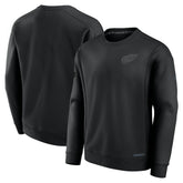 Detroit Red Wings - Fanatics Authentic Pro Road Fleece Pullover Sweatshirt Black