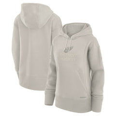 Detroit Red Wings - Fanatics Women's Authentic Pro Road Pullover Hoodie Cream