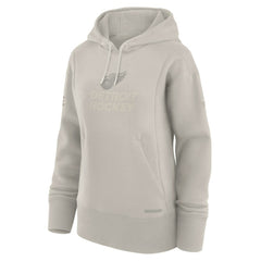 Detroit Red Wings - Fanatics Women's Authentic Pro Road Pullover Hoodie Cream