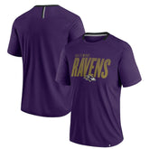 Baltimore Ravens Defender Fade Slant T-Shirt Purple - Fanatics