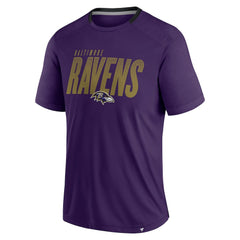 Baltimore Ravens Defender Fade Slant T-Shirt Purple - Fanatics