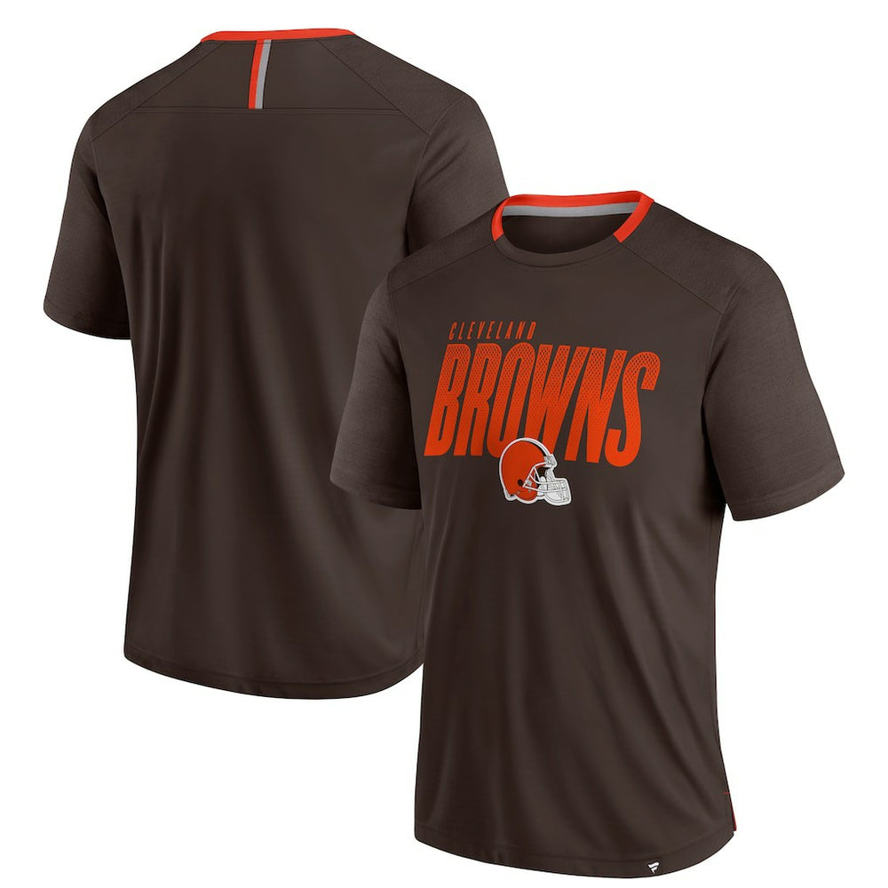 Cleveland Browns Defender Fade Slant T-Shirt Brown - Fanatics