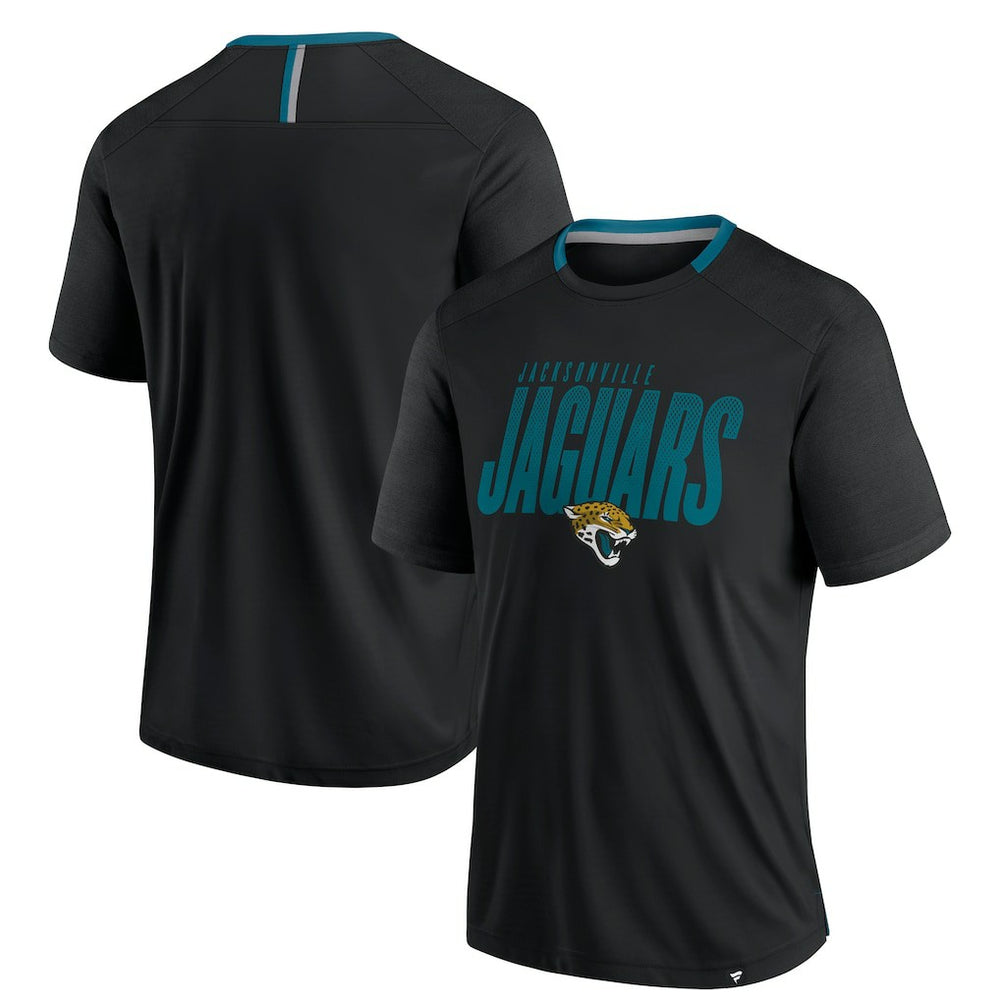 Jacksonville Jaguars Defender Fade Slant T-Shirt Black - Fanatics