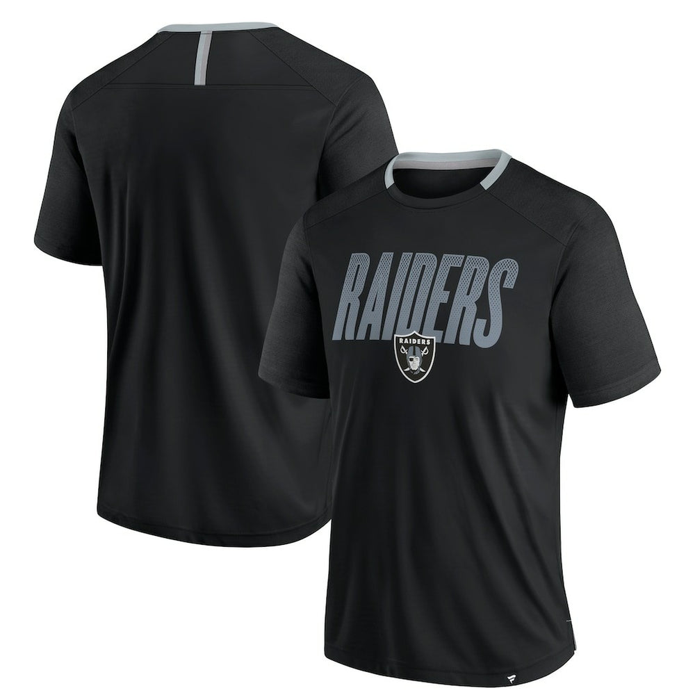 Las Vegas Raiders Defender Fade Slant T-Shirt Black - Fanatics