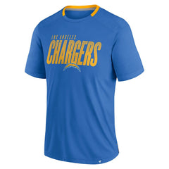 Los Angeles Chargers Defender Fade Slant T-Shirt Powder Blue - Fanatics
