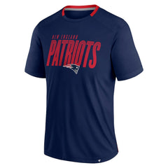 New England Patriots Defender Fade Slant T-Shirt Navy - Fanatics