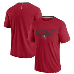 Tampa Bay Buccaneers Defender Fade Slant T-Shirt Red - Fanatics
