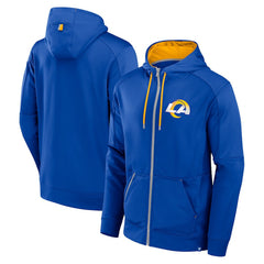 Los Angeles Rams Defender Full-Zip Hoodie Royal - Fanatics