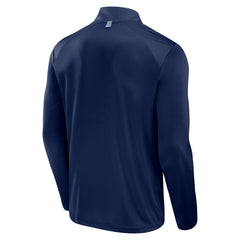 Tennessee Titans Defender Long Sleeve Quarter-Zip Jacket Navy - Fanatics