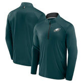 Philadelphia Eagles Defender Long Sleeve Quarter-Zip Jacket Midnight Green - Fanatics