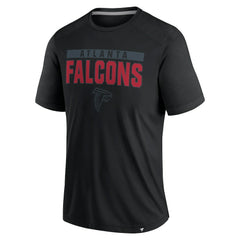 Atlanta Falcons Defender Blackout T-Shirt Black - Fanatics