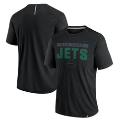 New York Jets Defender Blackout T-Shirt Black - Fanatics