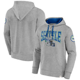 Seattle Seahawks Label Maker Pullover Hoodie Heather Gray - Fanatics