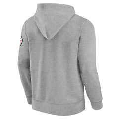 Houston Texans Label Maker Pullover Hoodie Heather Gray - Fanatics