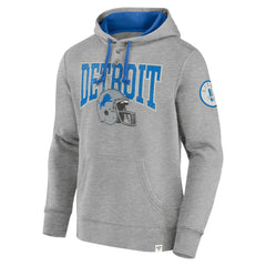 Detroit Lions Label Maker Pullover Hoodie Blue - Fanatics