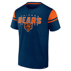 Chicago Bears Old School Play Slub T-Shirt Navy - Fanatics