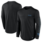 Tennessee Titans Blackout Long Sleeve T-Shirt Black - Fanatics