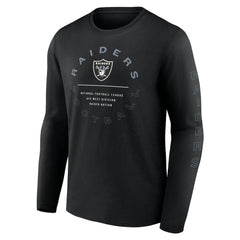 Las Vegas Raiders Stat Sheet Long Sleeve T-Shirt Black - Fanatics