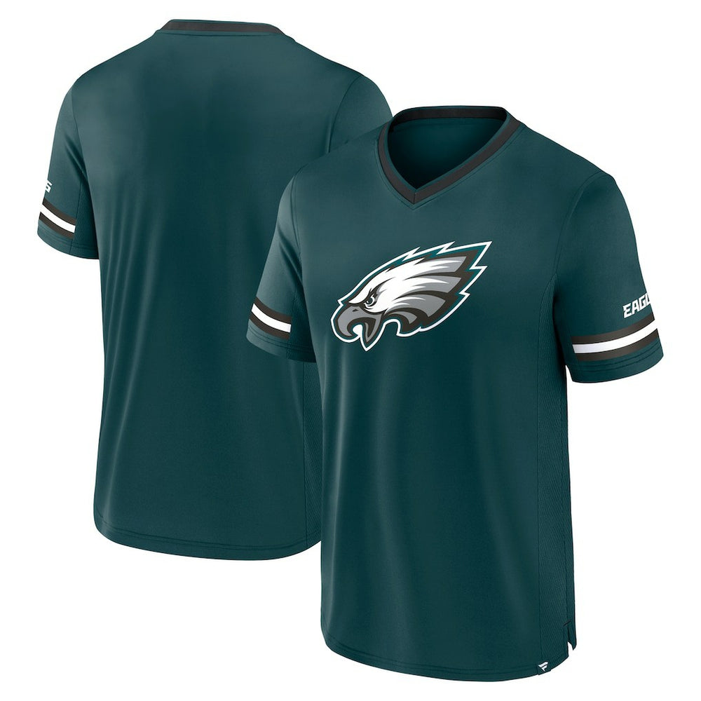 Philadelphia Eagles Stripe Stacking T-Shirt Midnight Green - Fanatics