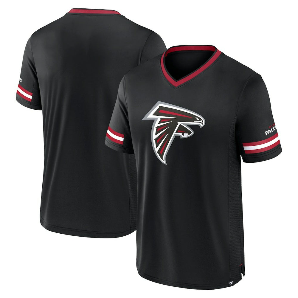 Atlanta Falcons Stripe Stacking T-Shirt Black - Fanatics