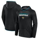 Jacksonville Jaguars Transitional Defender Hoodie Long Sleeve T-Shirt Black - Fanatics