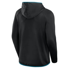 Jacksonville Jaguars Transitional Defender Hoodie Long Sleeve T-Shirt Black - Fanatics