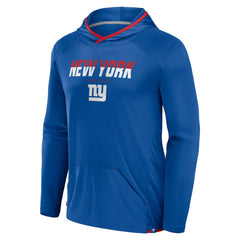 New York Giants Transitional Defender Hoodie Long Sleeve T-Shirt Royal - Fanatics