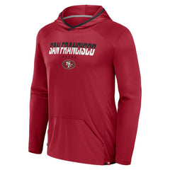 San Francisco 49ers Transitional Defender Hoodie Long Sleeve T-Shirt Scarlet - Fanatics
