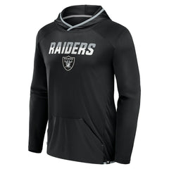 Las Vegas Raiders Transitional Defender Hoodie Long Sleeve T-Shirt Black - Fanatics