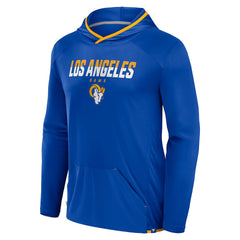 Los Angeles Rams Transitional Defender Hoodie Long Sleeve T-Shirt Royal - Fanatics